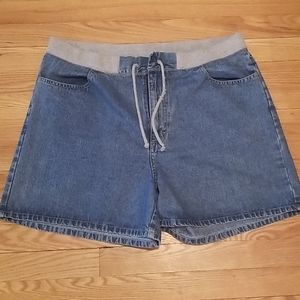 Lee Rider Tie Jean Shorts